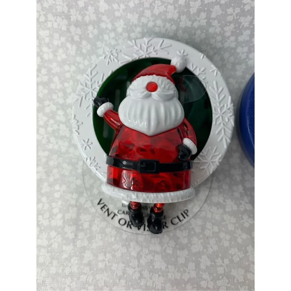 BATH AND BODY WORKS SANTA AND SNOWMAN CAR SCENTABLES